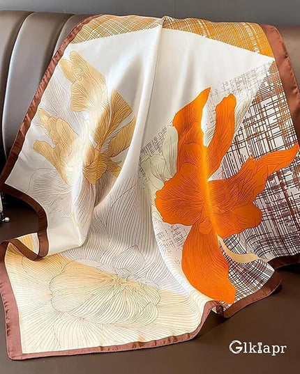 Satin Bandana Headscarf for Women Silky Hair Scarves for Fashion Lightweight