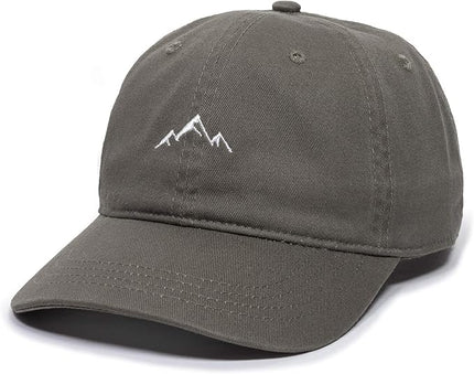 Outdoor Cap -Adult Mountain Dad Hat-Unstructured Soft Cotton