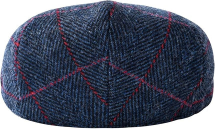 FEINION Men's Wool Tweed Newsboy Ivy Cap Gatsby Golf Flat Hat
