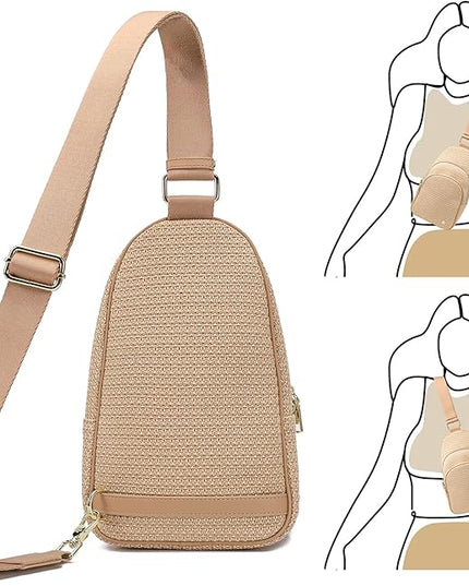 INICAT Faux Straw Crossbody Bags Beach Gifts Valentines Day Her Cruise Ship Essentials Women Summer Small Sling Purses