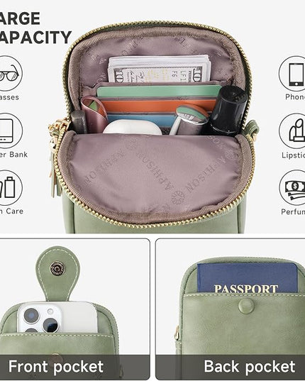 Small Crossbody Bags for Women, Lightweight Mini Cute Cell Phone Purse for Women with Tassel Shining Butterfly
