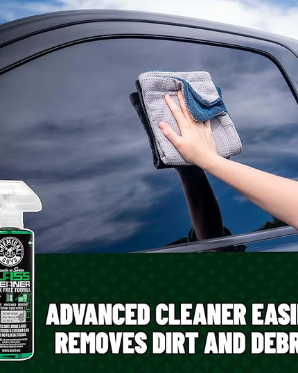 Chemical Guys Glass Cleaner Signature Series - Ammonia-Free Window and Mirror Spray for Cars, Trucks, SUVs, and RVs - Safe for Tinted Glass, Windshields, Household Windows & Interior Surfaces - 16 oz