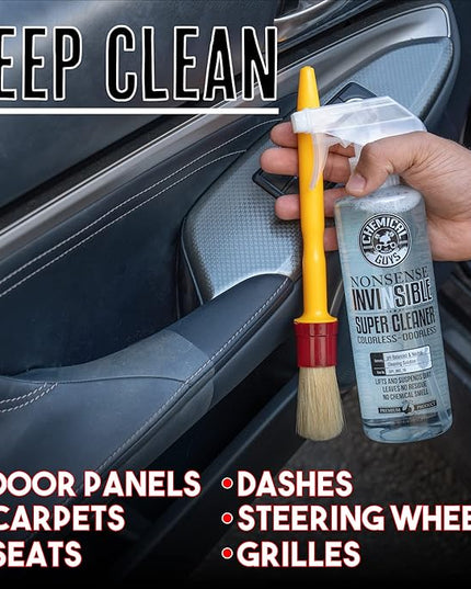 Chemical Guys Nonsense, Odorless Cleaner For Car Interior and Exterior All Purpose Cleaning Spray for Vinyl, Rubber, Plastic, Carpet, Upholstery, and Engine Bays Foaming Deep Cleaning Formula 16 oz