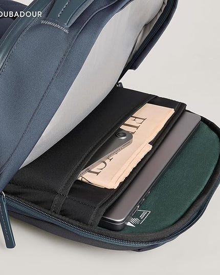 Troubadour Apex 4.0 Compact - 16L Premium Laptop Backpack - Ergonomic & Water Resistant - Designed for Work and Travel - Basalt