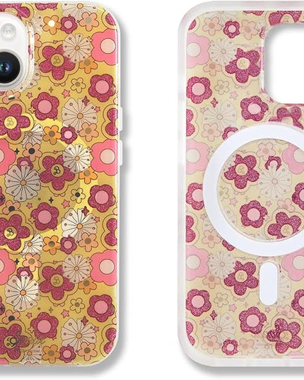 Sonix x Barbie Phone Case for iPhone 15, 14, 13 | Compatible with Magsafe | 10ft Drop Tested | Retro Flower
