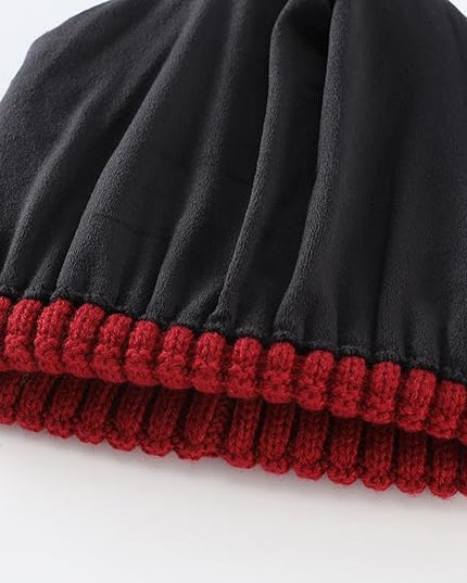 Connectyle Fleece Lined Cuffed Beanie Hat for Men Women Knitted Winter Wool Beanies Skull Cap Warm Watch Hat