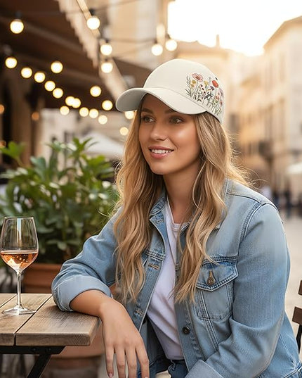St. Patrick's Day Baseball Cap for Men Women Flower Print Sport Outdoor Travel Trucker Hat Sun Protection Dad Hats