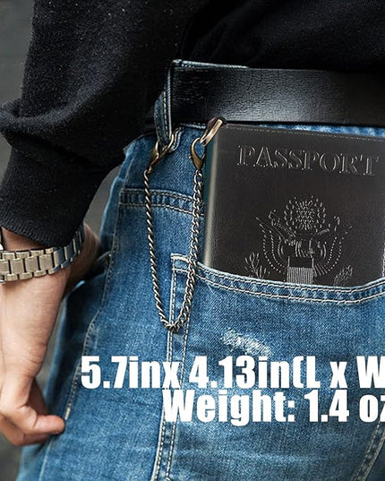 Leather Passport Holder,International Travel Must Haves Travel Accessories for Women Men, Cruise Ship Essentials, Travel Gifts