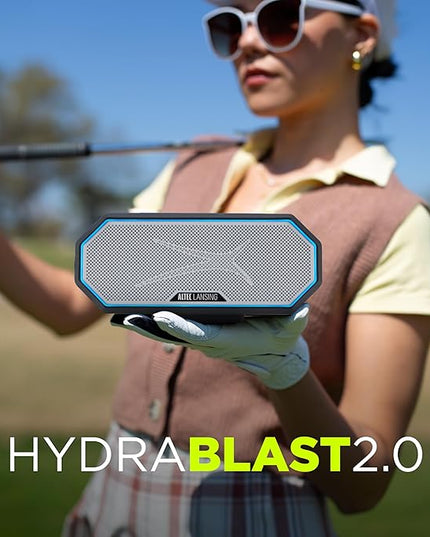 Altec Lansing - Portable Bluetooth Speaker HYDRABLAST 2.0, Waterproof IP67, 20W Output Power, Magnetic Bluetooth Speaker (Raiders)