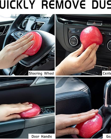 TICARVE 2Pack Cleaning Gel Car Putty Car Clean Putty Gel Auto Tools Car Interior Cleaner Car Cleaner Car Cleaning Slime Car Assecories Keyboard Cleaner Rose (320g/11.2oz)