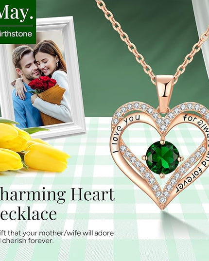 18K Rose Gold Necklaces for Women Birthday Gifts for Women Jewelry for Women Birthday Gifts for Wife Girlfriend Daughter Wife Birthday Gifts for Anniversary Mothers Day Christmas Valentines Gifts