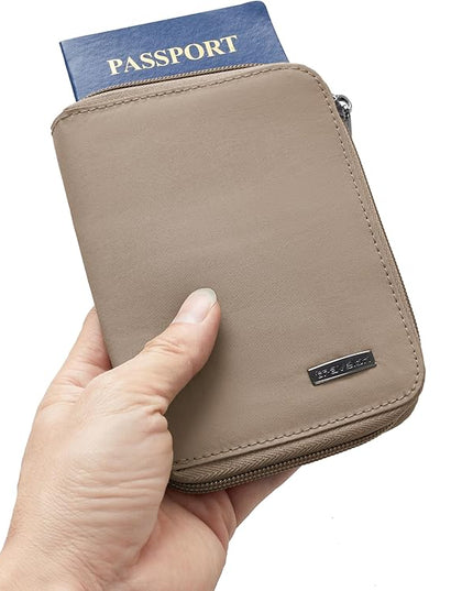 Travelon RFID Blocking Passport Zip Wallet