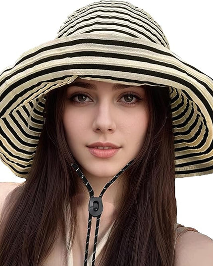 Sun Hat for Men Women UPF 50+ Fishing Hats Waterproof Wide Brim Boonie Bucket Hat for Safari Beach Hiking Garden