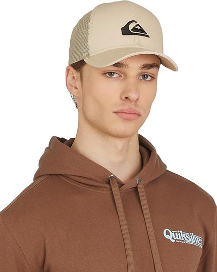 Quiksilver Men's Premium Cotton Adjustable Snap Back Logo Baseball Cap