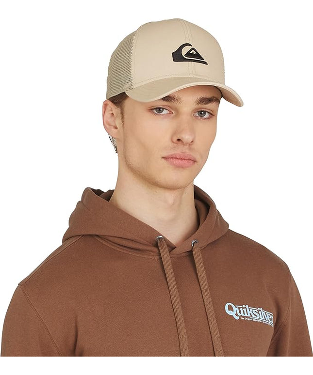 Quiksilver Men's Premium Cotton Adjustable Snap Back Logo Baseball Cap