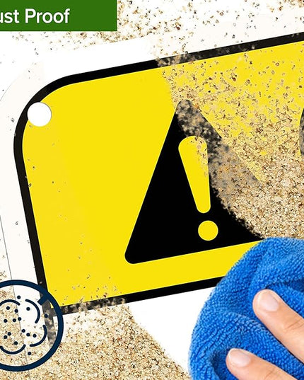 Caution Sudden Drop Off Sign, 12x18 Inches, 55 mil thick HDPS (high density polystyrene), Made in USA by My Sign Center
