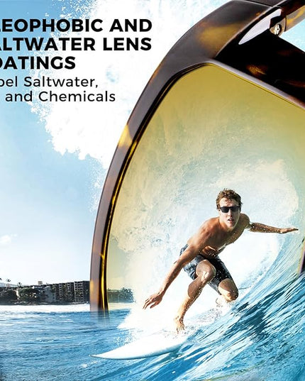 KastKing Huzzah Polarized Sport Sunglasses for Men and Women, Ideal for Driving Fishing Cycling and Running,UV Protection