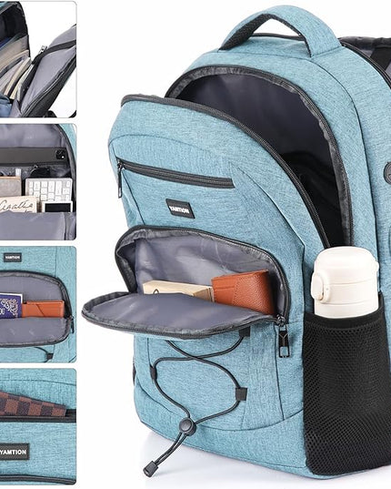 YAMTION School Backpack for Women and Teen Girls,College Bookbag Laptop Backpack Schoolbag with USB Port for High School College Students