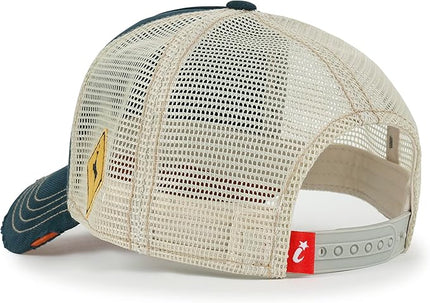 ililily Premium Road Trip Vintage Distressed Snapback Trucker Hat Baseball Cap