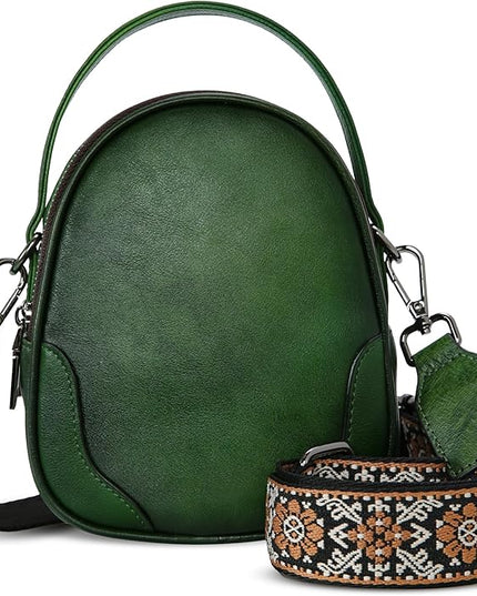 Iswee Small Crossbody Bags for Women Travel Leather Shoulder Bag Mini Purses and Handbags Designer Satchel Ladies Hand Bag
