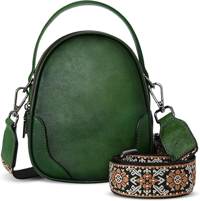 Iswee Small Crossbody Bags for Women Travel Leather Shoulder Bag Mini Purses and Handbags Designer Satchel Ladies Hand Bag