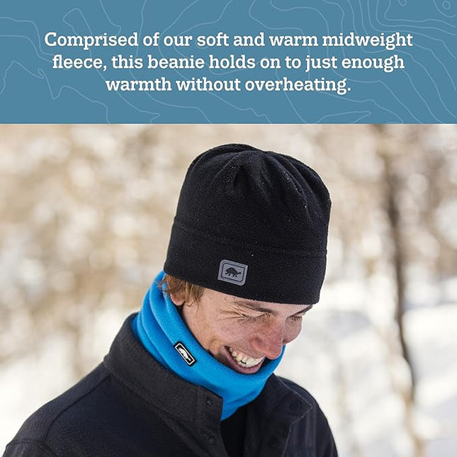 Turtle Fur Fleece Winter Beanie for Men and Women - Soft, Stretchy, Breathable Winter Hat That Won't Overheat Under Helmet