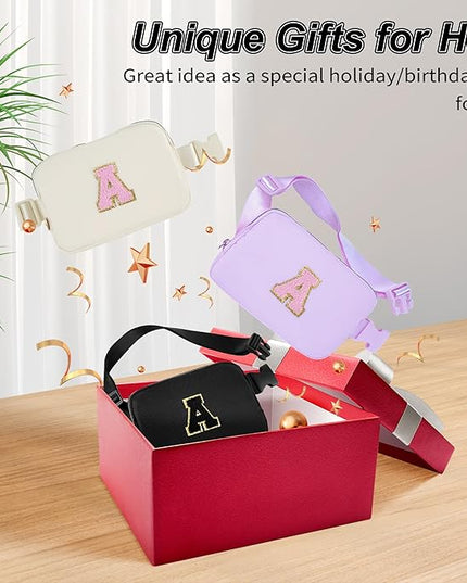 Uygafly Christmas Gifts for Teen Girls Kids Stocking Stuffers,Teacher Appreciation Gifts,Gifts for Women,Thank You Gifts Ideas,Fanny Pack Crossbody Bag Cute Stuff | Lavender,A