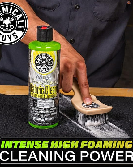 Chemical Guys CWS203 Foaming Citrus Fabric Clean Carpet & Upholstery Cleaner (Car Carpets, Seats & Floor Mats), Safe for Cars, Home, Office, & More, 128 fl oz (1 Gallon), Citrus Scent