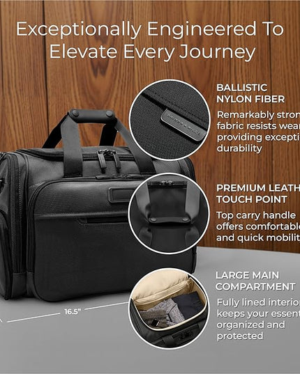 Briggs & Riley Travel Duffel Bag - Weekender & Overnight Luggage for Women & Men, Softside Bag
