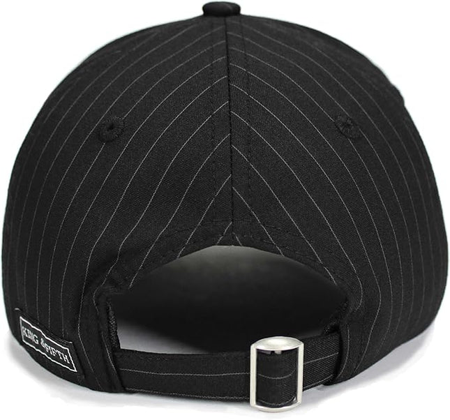 Fashion Baseball Hats for Men by King & Fifth | The Senna Baseball Cap with Low Profile & Menswear Fabric + Baseball Caps