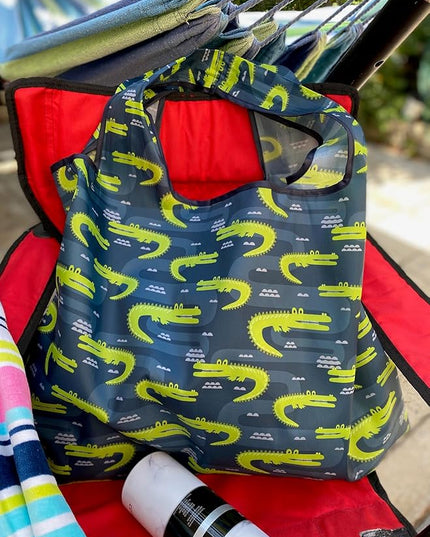 allydrew Large Foldable Tote Nylon Reusable Grocery Bags