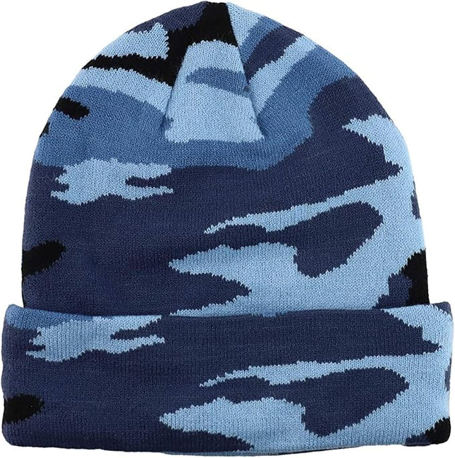 Gelante Unisex Beanie Cap Knitted Warm Solid Color