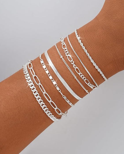 BERISO Gold Bracelets for Women, Elegant Adjustable 14K Gold Plated Bracelet for Women, Trendy Minimalist Dainty Gold Bracelet for Everyday Wear