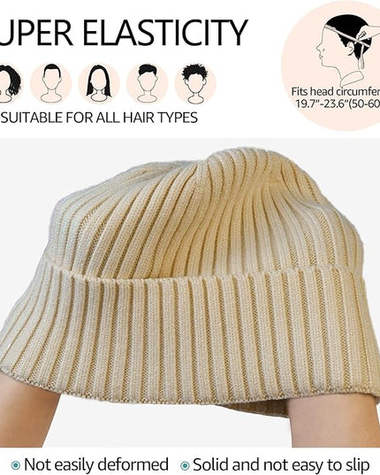 HiRui Knit Beanie for Men Women Kids, Winter Hats Warm Classic Daily Skull Caps