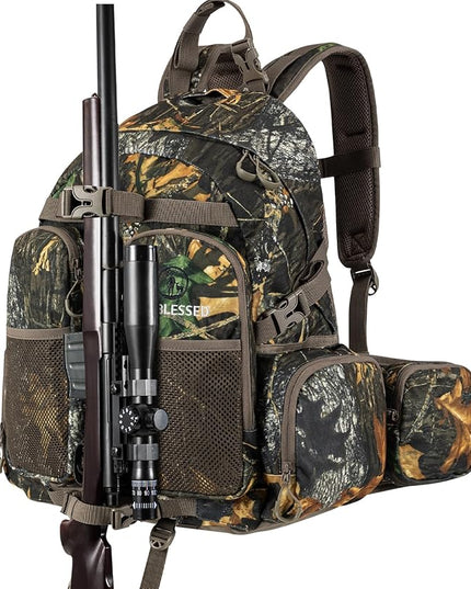 hunting backpack for men Waterproof Camo Hunting Pack gifts for men hunting gear Day Pack-BlessedLeaf-35L