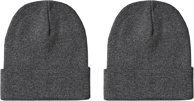 Unisex Winter Beanie – Warm Knit Hat for Men & Women, Soft Stretchy Cold Weather Cap for Outdoor, Running & Hiking