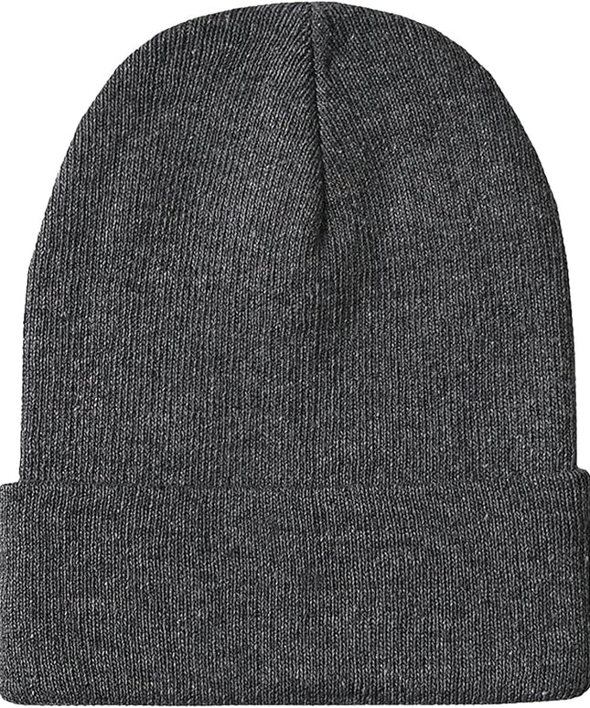 Unisex Winter Beanie – Warm Knit Hat for Men & Women, Soft Stretchy Cold Weather Cap for Outdoor, Running & Hiking