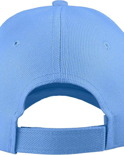 Gelante Adult Plain Baseball Cap Hat Classic Adjustable Size for All Seasons