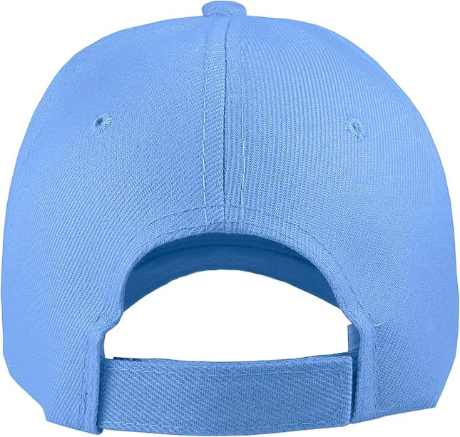Gelante Adult Plain Baseball Cap Hat Classic Adjustable Size for All Seasons
