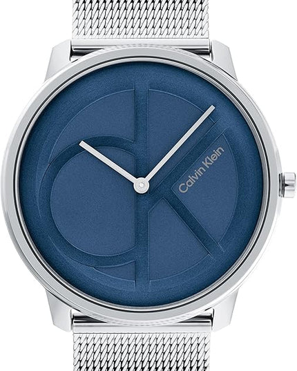 Calvin Klein Women's CK Iconic - 35mm 2H Quartz Watch - Stainless Steel Mesh Bracelet - Water Resistance 30 Meters – Premium Fashion Timepiece for Everyday Style - Gift for Her