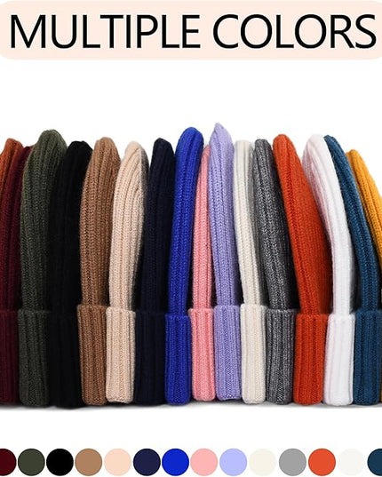 HiRui Knit Beanie for Men Women Kids, Winter Hats Warm Classic Daily Skull Caps