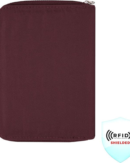 Travelon RFID Blocking Passport Zip Wallet