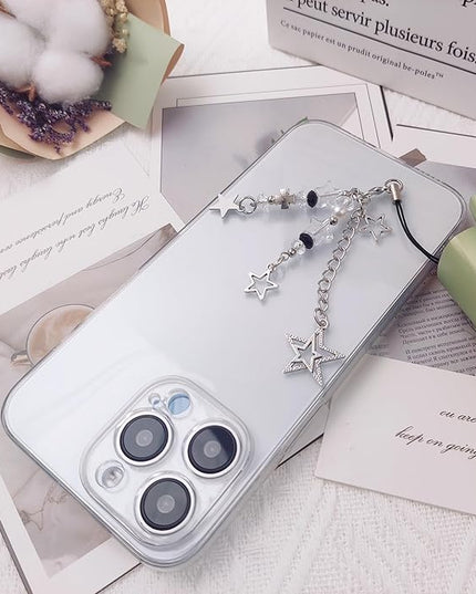 1-4PCS Cute Phone Charms Aesthetic Y2K Cell Phone Charms Strap Pink Strawberry Butterfly Star PhoneCharm Y2K Accessories for Bag Keychain Airpods Camera Pendants Decor