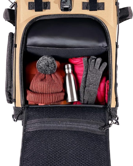 Convertible Cooler Backpack with Dry Storage by JustinCASE | Waterproof Travel Cooler Bag for Drinks, Clothes & Trips