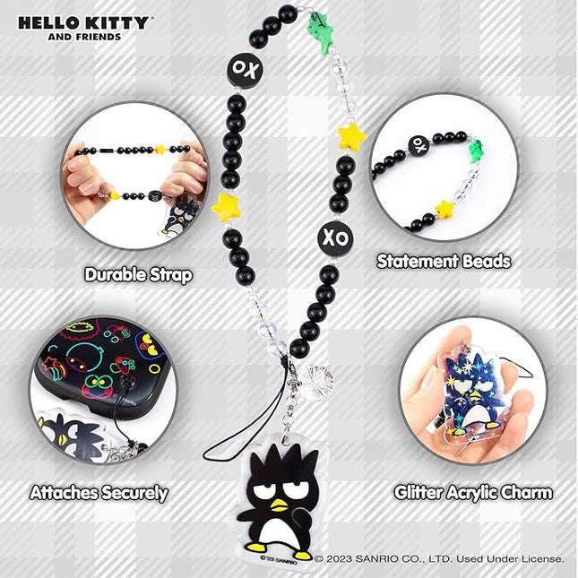 iFace Hello Kitty and Friends Beaded Wristlet Universal Phone Charm Strap - Cute Wrist Chain Lanyard Aesthetic Decor Strap for Cell Phone Camera Keys AirPods Keychains