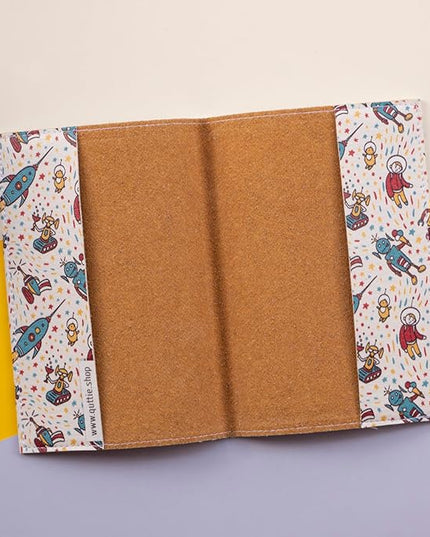 Passport Cover for Kids, Women and Men, Cute Travel Passport Holder (Cat Robot Pattern)