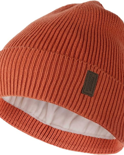 Wmcaps Winter Beanie for Men Women, Fleece Lined Beanie Soft Warm Knit Hat Ski Stocking Cuffed Cap