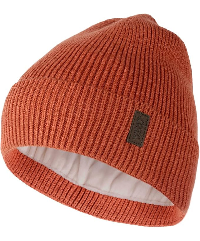 Wmcaps Winter Beanie for Men Women, Fleece Lined Beanie Soft Warm Knit Hat Ski Stocking Cuffed Cap