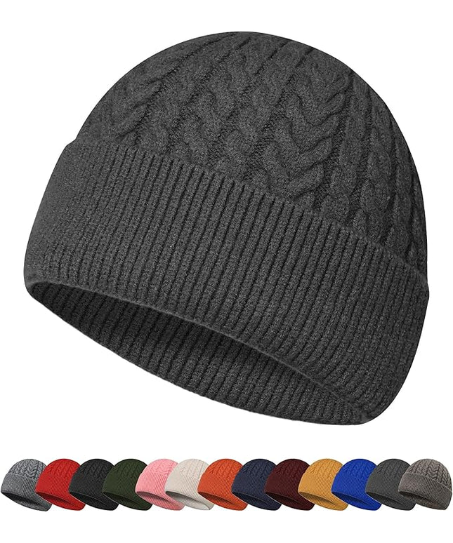 HiRui Knit Beanie Hats for Men Women Winter Hats Skull Caps Warm Classic Slouchy