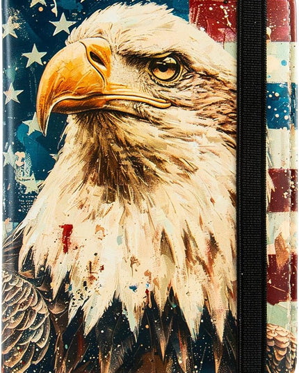 Passport Holder,Cute Passport Cover,Travel Wallet with Credit Card Slots Rfid passport Wallet Waterproof Documents Organizer Women Men (Bald eagle)